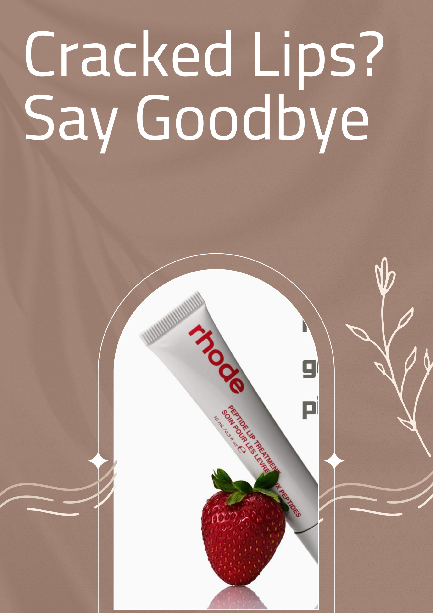 Rhode Peptide Lip Treatment in Strawberry Glaze