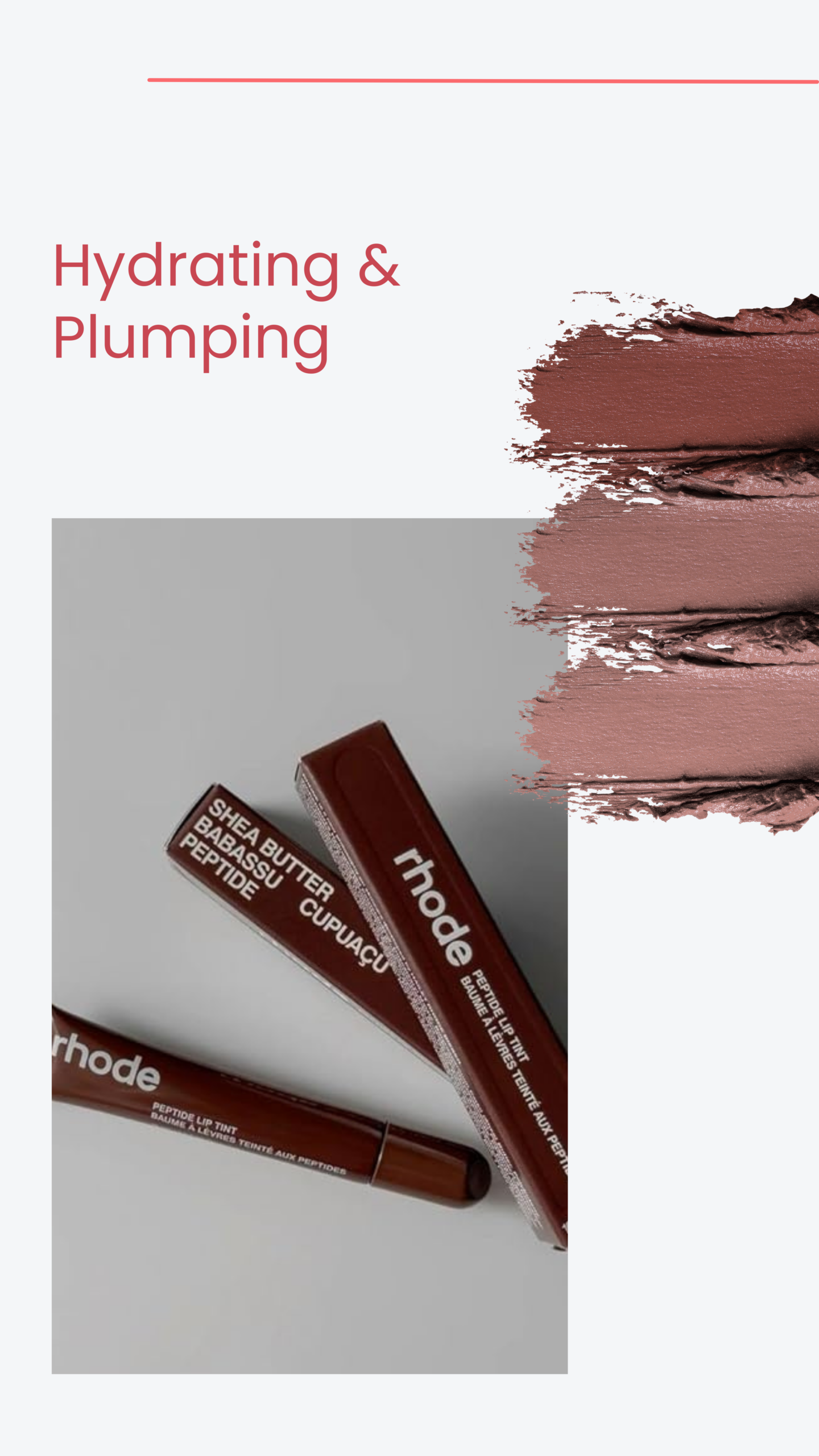 Rhode Peptide Lip Tint Espresso Rich Brown
